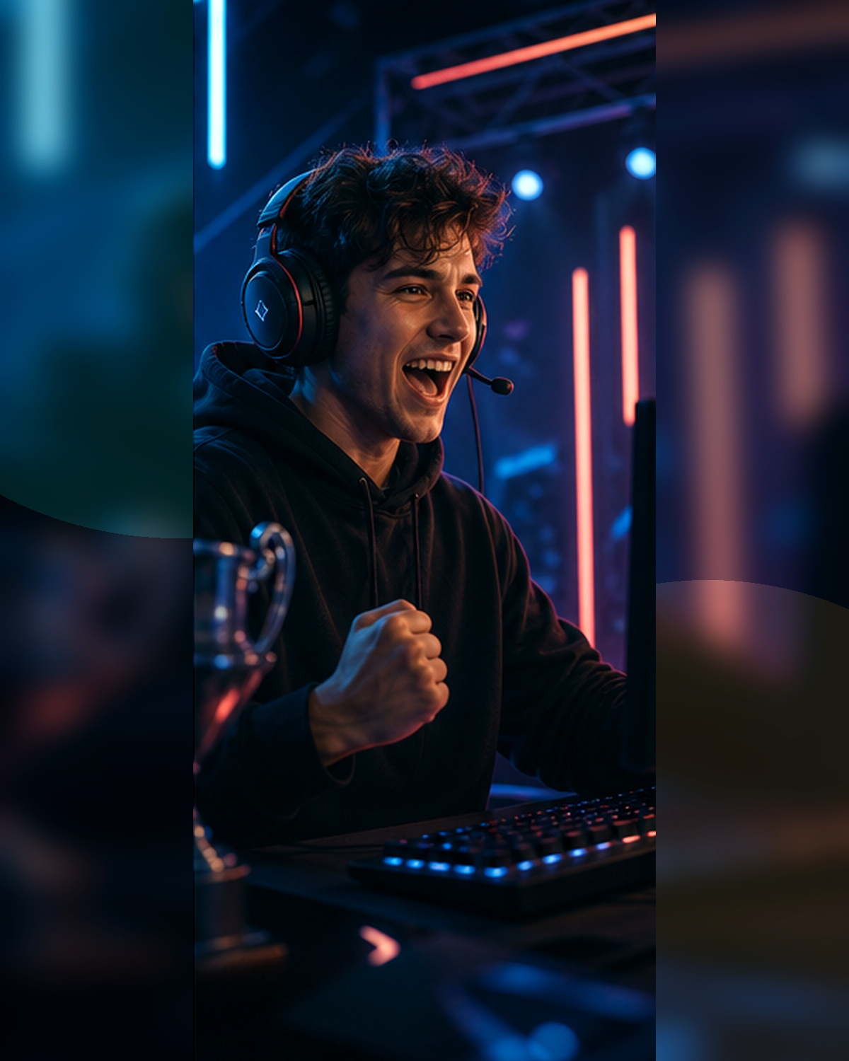 Competidores y streamers